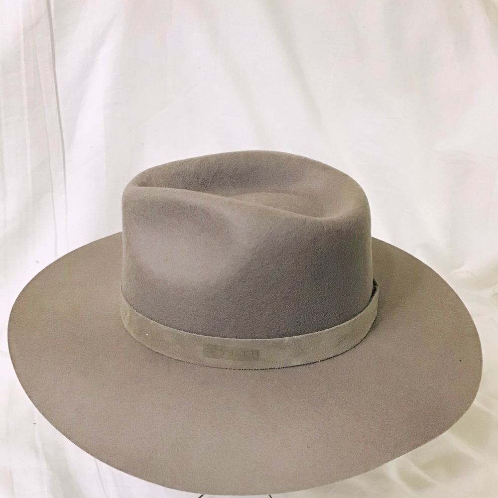 Wyeth Wide Stiff-brim Fedora NWT